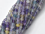 Fluorite Beads, Rainbow Fluorite, 2.3x3.2mm Micro Faceted Rondelle-Gems:Assorted Shape-BeadBeyond