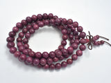 Purple Sandalwood Beads, 8mm Round Beads-Wood-BeadBeyond