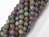 Ruby Apatite, Ruby in Kyanite, 8mm Round Beads-BeadBeyond