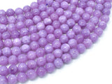 Malaysia Jade Beads- Lilac, 8mm (8.4mm) Round-Gems: Round & Faceted-BeadBeyond