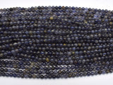 Iolite Beads, 4mm (4.6mm), Round Beads-BeadBeyond