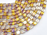 Mystic Aura Quartz-Yellow, Purple, 6x9mm, Nugget, 14.5 Inch-BeadBeyond