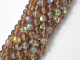 Mystic Aura Quartz-Smoky, 6mm (6.5mm) Round-Gems: Round & Faceted-BeadBeyond