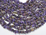 Charoite, 5mm-10mm Chips Beads, 15.5 Inch-Gems: Nugget,Chips,Drop-BeadBeyond