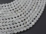 White Jade Beads, Round, 6mm (6.4mm), 15 Inch-BeadBeyond