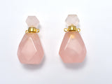 Rose Quartz Essential Oil Bottle-Gems:Assorted Shape-BeadBeyond