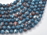 Rain Flower Stone, Gray, 8mm Round Beads-Gems: Round & Faceted-BeadBeyond