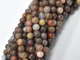 Petrified Wood, 6mm (6.3mm) Round Beads-Gems: Round & Faceted-BeadBeyond