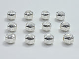 1pc 925 Sterling Silver Astrology Sign Beads, 7.8mm, Hexagon Beads, Zodiac Sign Beads, Big Hole 2.8mm-BeadBeyond