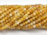 Yellow Jade Beads, 4mm (4.5mm) Round Beads-Gems: Round & Faceted-BeadBeyond