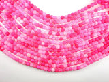 Frosted Matte Agate Beads-Pink, 6mm Round Beads-Agate: Round & Faceted-BeadBeyond