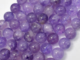 Amethyst, 10mm (10.2mm) Round Beads, 15.5 Inch, Full strand-Gems: Round & Faceted-BeadBeyond