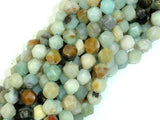 Amazonite Beads, 8mm Star Cut Faceted Round-Gems: Round & Faceted-BeadBeyond