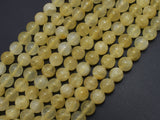 Yellow Selenite, Gypsum, 8mm (8.6mm), Round-BeadBeyond