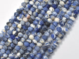 Sodalite Beads, 4x6mm Faceted Rondelle-Gems:Assorted Shape-BeadBeyond