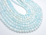 Dominican Larimar, Genuine Larimar, 8mm (8.5mm) Round Beads, 15.5 Inch-BeadBeyond