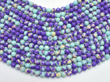 Impression Jasper-Blue & Purple 6mm Round-BeadBeyond
