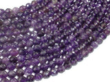 Amethyst, 6mm Faceted Round-Gems: Round & Faceted-BeadBeyond