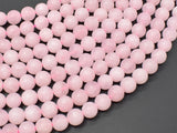 Matte Rose Quartz Beads, 8mm Round beads-Gems: Round & Faceted-BeadBeyond