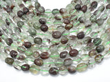 Phantom Quartz, Lodolite Quatz, Approx 9x11mm Nugget Beads-Gems: Nugget,Chips,Drop-BeadBeyond