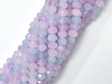 Aquamarine, Lavender Amethyst (Lavender Jade), Rose Quartz, 4x6mm Faceted Rondelle,-Gems:Assorted Shape-BeadBeyond