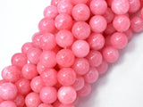 Jade Beads-Pink, 10mm Round Beads-Gems: Round & Faceted-BeadBeyond