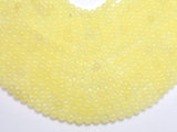 Jade - Lemon, 6mm (6.3mm) Round-Gems: Round & Faceted-BeadBeyond