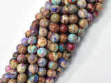 Impression Jasper-Red & Purple 8mm Round-BeadBeyond