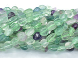 Fluorite Beads, Approx 6x8mm Nugget Beads-Gems: Nugget,Chips,Drop-BeadBeyond