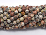 Gray Red Picture Jasper, 6mm (6.5mm)-BeadBeyond
