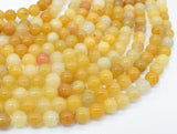 Yellow Jade Beads, Round, 6mm, 15.5 Inch-Gems: Round & Faceted-BeadBeyond