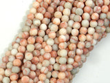 Matte Red Line Jasper, 4mm, Round Beads-BeadBeyond