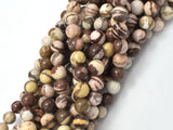 Brown Zebra Jasper Beads, 8mm Round Beads-Gems: Round & Faceted-BeadBeyond