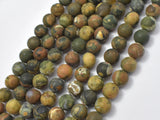 Matte Rhyolite Beads, 8mm, Round Beads-Gems: Round & Faceted-BeadBeyond