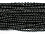 Black Lava Beads, Round, 4mm-Gems: Round & Faceted-BeadBeyond