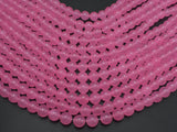 Sponge Quartz Beads-Pink, 8mm Round Beads-Gems: Round & Faceted-BeadBeyond