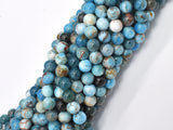 Apatite Beads, 6mm Round-BeadBeyond