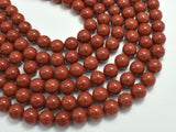 Red Jasper Beads, 8mm (8.7mm), Round Beads-BeadBeyond