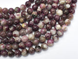 Plum Blossom Tourmaline, 8mm, Round-BeadBeyond