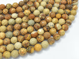 Picture Jasper Beads, 8mm Faceted Round Beads-Gems: Round & Faceted-BeadBeyond