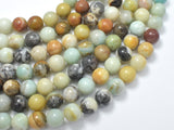 Amazonite, Round beads, 10mm ( 10.5 mm)-BeadBeyond