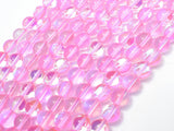 Mystic Aura Quartz-Pink, 8mm (8.4mm)-Gems: Round & Faceted-BeadBeyond