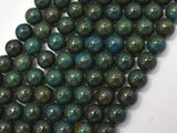 Green Wood Jasper Beads, 8mm (8.3mm)-Gems: Round & Faceted-BeadBeyond