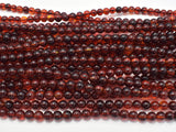 Amber Resin-Red, 6mm Round Beads, 26 Inch-Gems: Round & Faceted-BeadBeyond