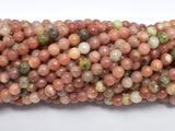 Spicy Jasper Beads, Plum Blossom Jasper, Round, 4mm-BeadBeyond