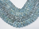 Genuine Aquamarine Beads, 10mm Round Beads-Gems: Round & Faceted-BeadBeyond
