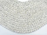 Hematite Beads-Silver, 6mm Faceted Round-Gems: Round & Faceted-BeadBeyond