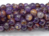 Super Seven Beads, Cacoxenite Amethyst, 10mm Round-Gems: Round & Faceted-BeadBeyond