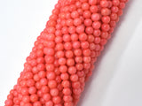 Salmon Pink Coral Beads, Angel Skin Coral, Round, 4mm-Gems: Round & Faceted-BeadBeyond