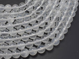 White Moonstone Beads, 8mm (8.3mm) Round-Gems: Round & Faceted-BeadBeyond